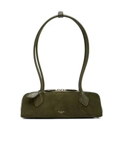 Alaïa Le Teckel Small Bag In Green