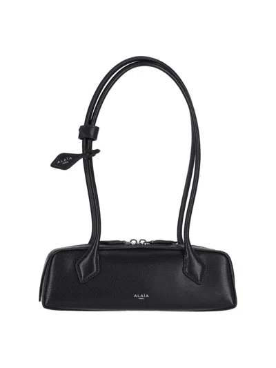 Alaïa Alaia Le Teckel Small Bag In Goatskin In Black