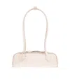 Shop Alaïa Le Teckel Small Bag In Goatskin In White