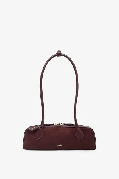 Alaïa Le Teckel Small Dark Red Bag