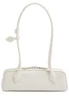 Alaïa Le Teckel Medium Grained Leather Shoulder Bag In Ivory