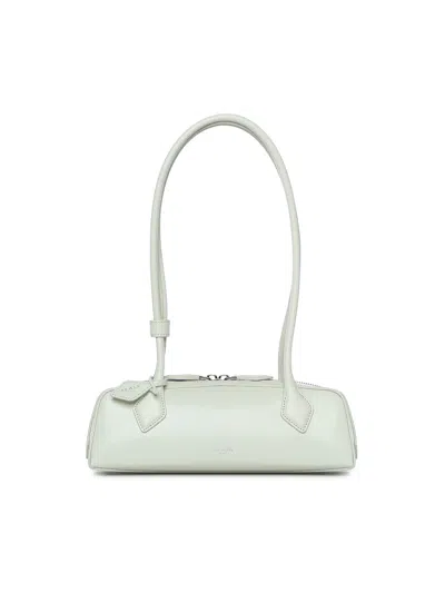 Alaïa Le Teckel Small Leather Bag In Green