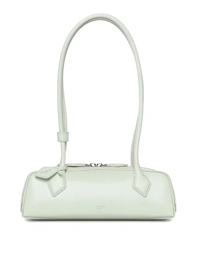 Alaïa Le Teckel Small Leather Bag In Green