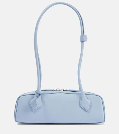 Alaïa Small Le Teckel Shoulder Bag In Blue