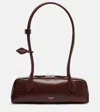 Alaïa Le Teckel Small Leather Shoulder Bag In Brown