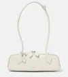 Alaïa Le Teckel Small Leather Shoulder Bag In Weiss