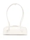 Alaïa Le Teckel Small Leather Shoulder Bag In White