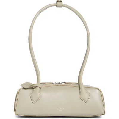 Alaïa Le Teckel Small Shoulder Bag In Neutral