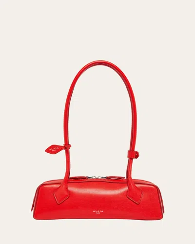 Alaïa Alaia Rouge Vif Le Teckel Small Leather Top-handle Bag