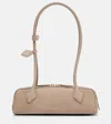 Alaïa Le Teckel Small Suede Shoulder Bag