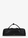 Alaïa Le Teckel Suede Clutch Bag In Black