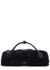 Alaïa Le Teckel Suede Clutch In Blue