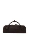 Alaïa Le Teckel Suede Leather Clutch In Pattern