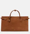 Alaïa Le Teckel Suede Tote Bag