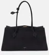 Alaïa Le Teckel Suede Tote Bag In Multicoloured