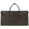 Alaïa Le Teckel Suede Tote In Gray