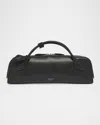 Alaïa Le Teckel Top-handle Bag In Grained Leather In Black