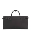 Alaïa Le Teckel Nubuck Leather Tote Bag In Black