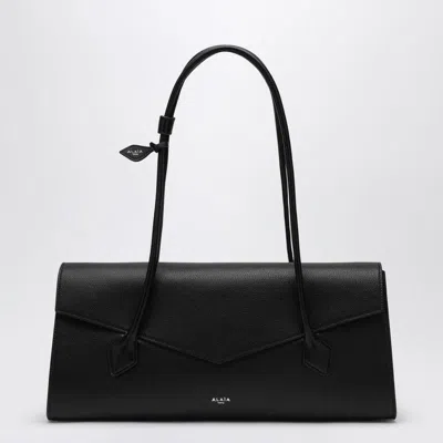 Alaïa Le Teckel Tote Bag With Flap In Black