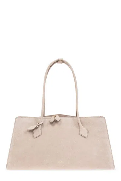 Alaïa Tackel Shoulder Bag In Beige