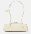 Alaïa Alaia Ivoire Le Teckel Small Leather Shoulder Bag In Jaune Clair