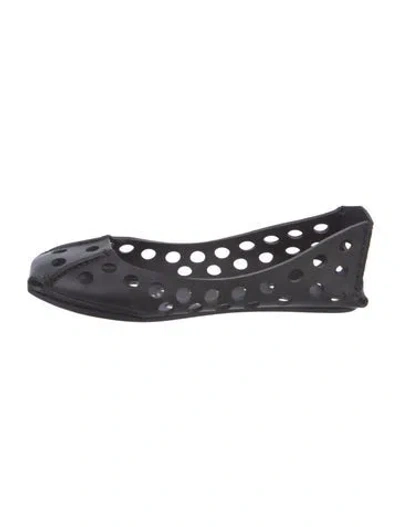 Pre-owned Alaïa Leather Ballet Flats In Multi