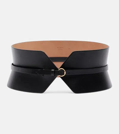 ALAÏA ALAÏA LEATHER BELT