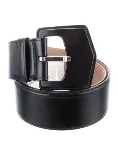 Pre-owned Alaïa Leather Belt In Black