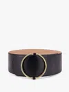 Alaïa Large Ring Belt In Calf Leather