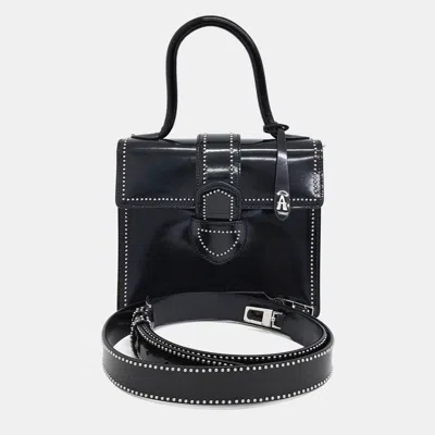 Pre-owned Alaïa Leather Black Leoni Bag