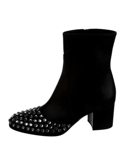 Pre-owned Alaïa Leather Boots In Black