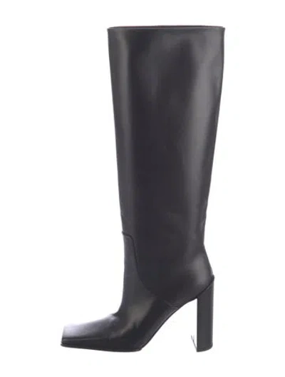 Pre-owned Alaïa Leather Boots In Black