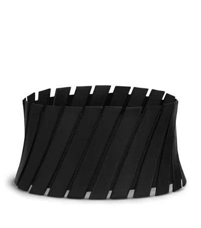 ALAÏA ALAÏA LEATHER BUSTIER BELT