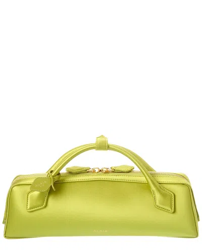 Alaïa Leather Clutch In Green