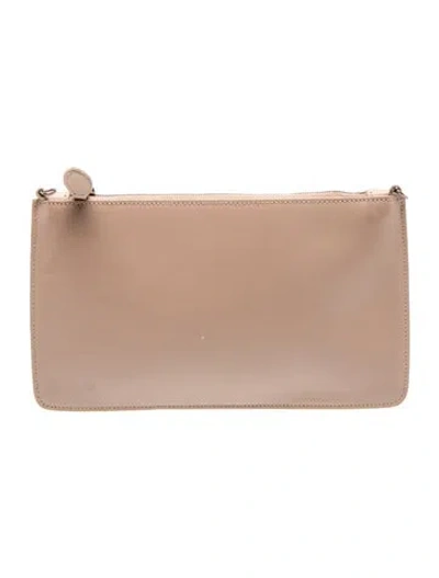 Pre-owned Alaïa Leather Clutch In Pink