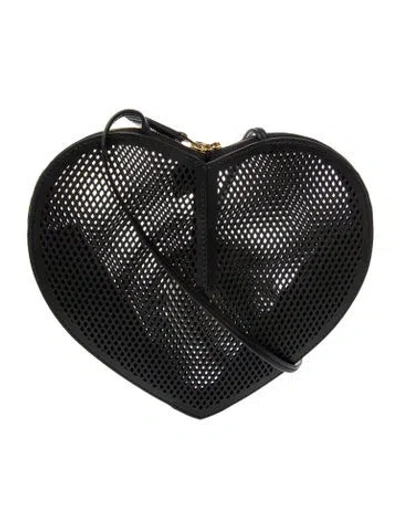 Pre-owned Alaïa Leather Crossbody Bag In Black