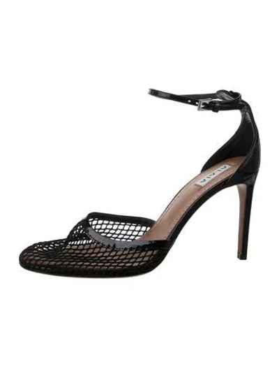Pre-owned Alaïa Leather D'orsay Pumps In Black