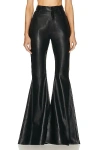 Alaïa High-rise Flared Pants In Noir Alaia
