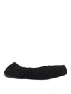 Alaïa Alaia Twotone Ballerina With Square Toe In Brown In Black