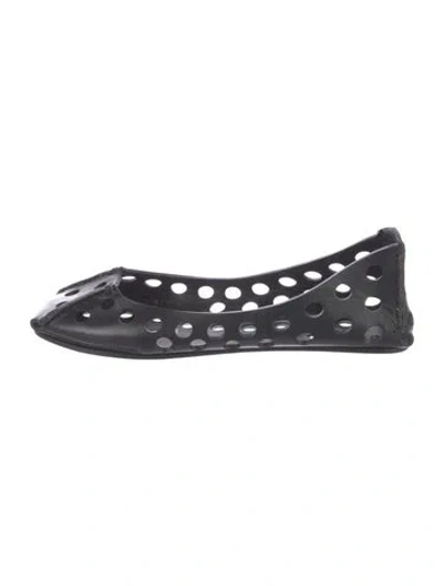Pre-owned Alaïa Leather Flats In Black