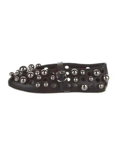 Pre-owned Alaïa Leather Flats In Multi