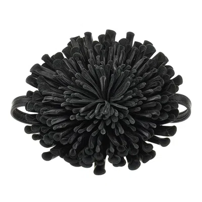ALAÏA LEATHER FLORAL CHOCKER