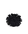 Alaïa Flower Leather Necklace In Black