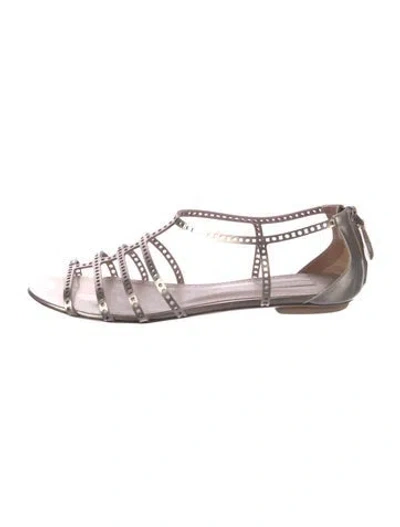 Pre-owned Alaïa Leather Gladiator Sandals