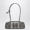 Alaïa Alaia Python-print Leather Le Teckel Clutch Women In Animal Print