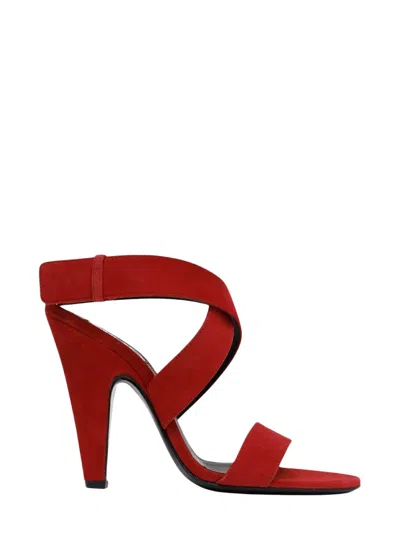 Alaïa Alaia Leather High-heel Sandals In Red