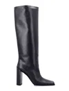 Alaïa Leather Knee-high Boots In Multi