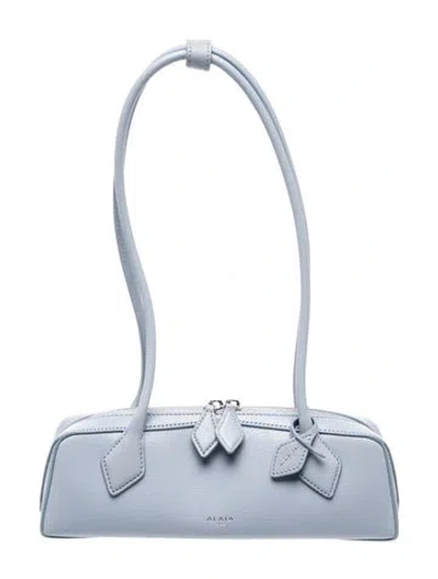 Pre-owned Alaïa Leather Le Tackel Small In Blue