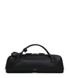 Alaïa Le Teckel Top-handle Bag In Grained Leather In Black
