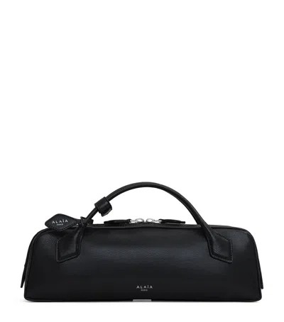 Alaïa Leather Le Teckel Top-handle Bag In Black